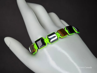 A Triple Power Protection Bracelet – Obsidian, Hematite & Tiger’s Eye Energy Shield