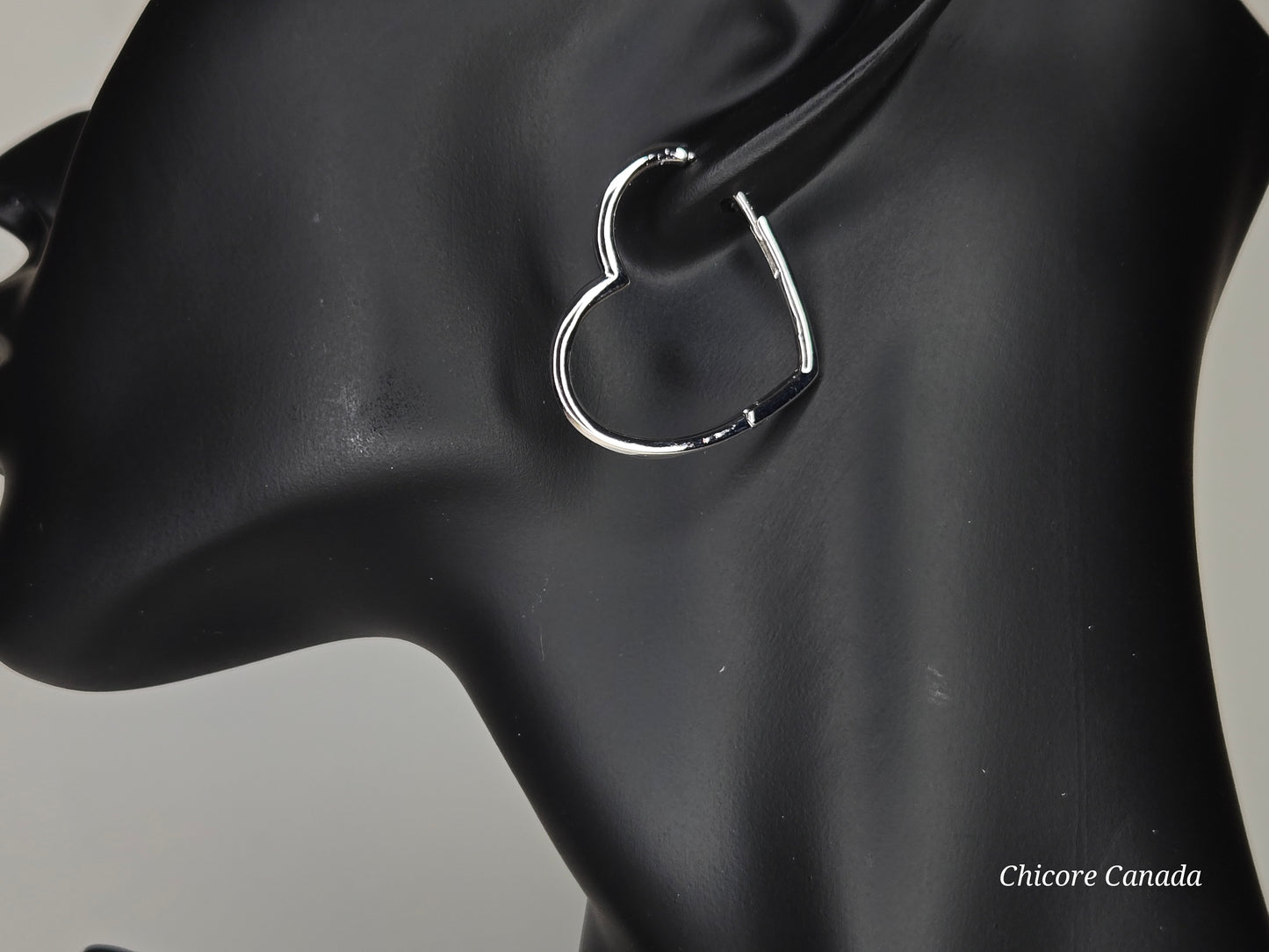 Chic Heart Hoop Earrings – Love in Every Curve