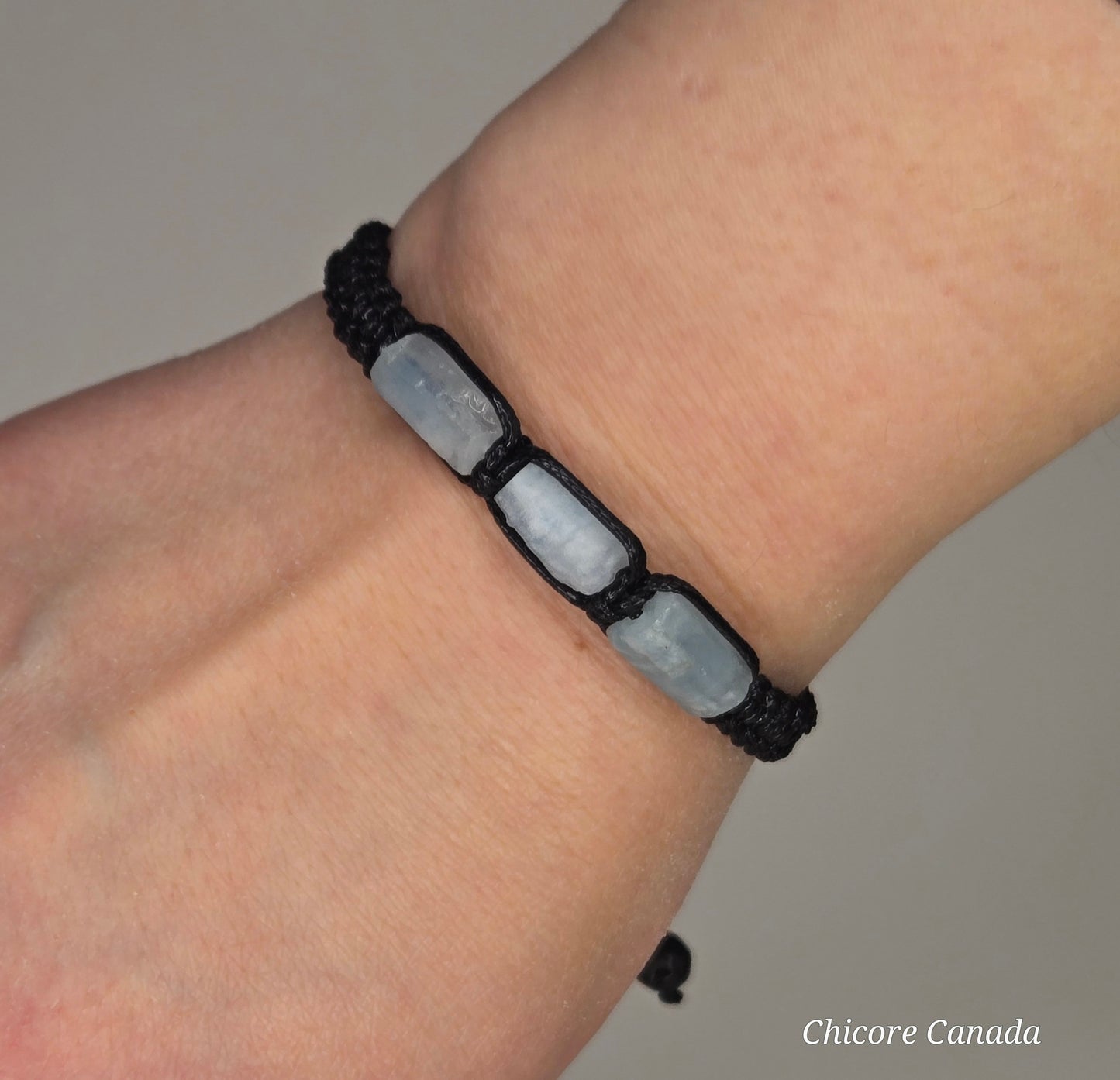 Aquamarine Bracelet for Him - Calm Confidence & Clarity in Every Stone