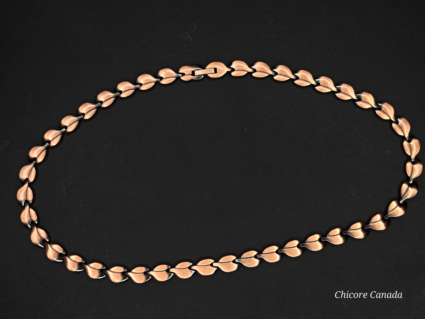 Adjustable Magnetic Necklace with 41 Magnets - Sleek Unisex Design