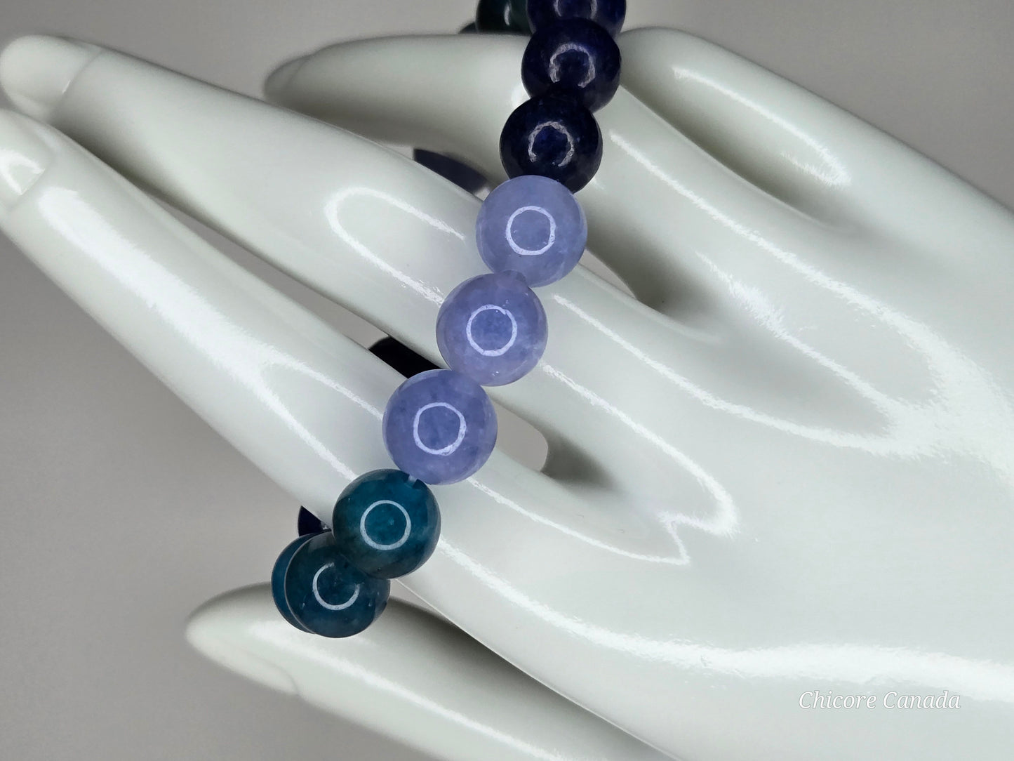Ocean Mind – Blue Apatite, Lapis Lazuli & Aquamarine Bracelet