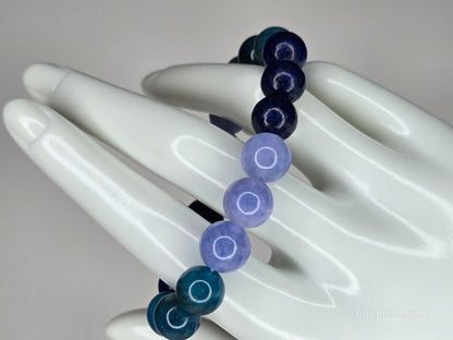 Ocean Mind – Blue Apatite, Lapis Lazuli & Aquamarine Bracelet