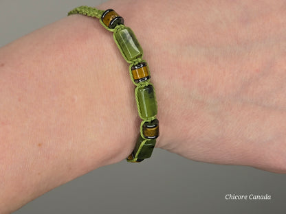 Balance & Bravery: Jade and Tiger’s Eye Healing Bracelet