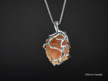 Glow with Joy: Radiant Sunstone Pendant