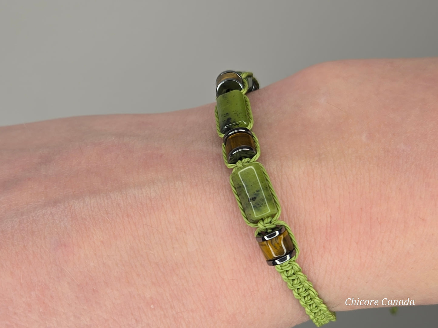 Balance & Bravery: Jade and Tiger’s Eye Healing Bracelet