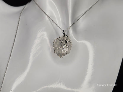 AAA Herkimer Diamond Pendant with Adjustable Necklace