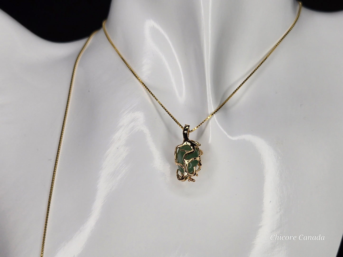 Exquisite Handmade Natural Jade Pendant Necklace with Adjustable Length