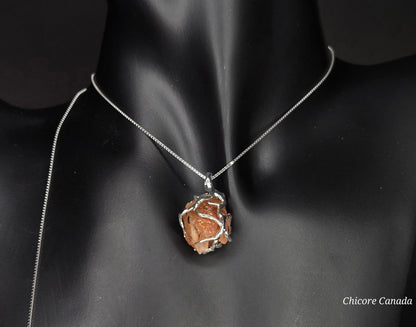 Glow with Joy: Radiant Sunstone Pendant