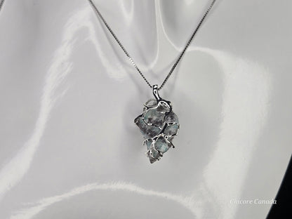 The Amazonite Talisman Necklace with 925 Sterling Silver Adjustable Necklace
