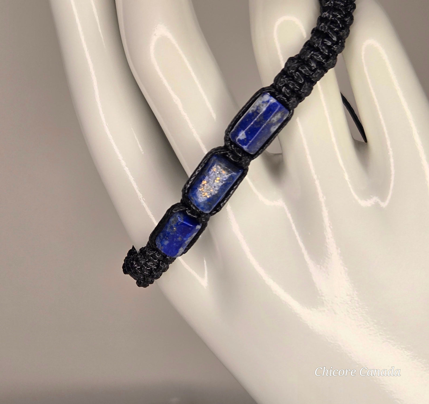 Lapis Lazuli Bracelet for Him - A Bold Expression of Wisdom & Strength
