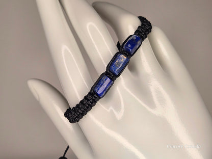 Lapis Lazuli Bracelet for Him - A Bold Expression of Wisdom & Strength