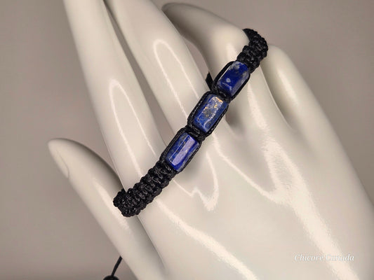 Lapis Lazuli Bracelet for Him - A Bold Expression of Wisdom & Strength