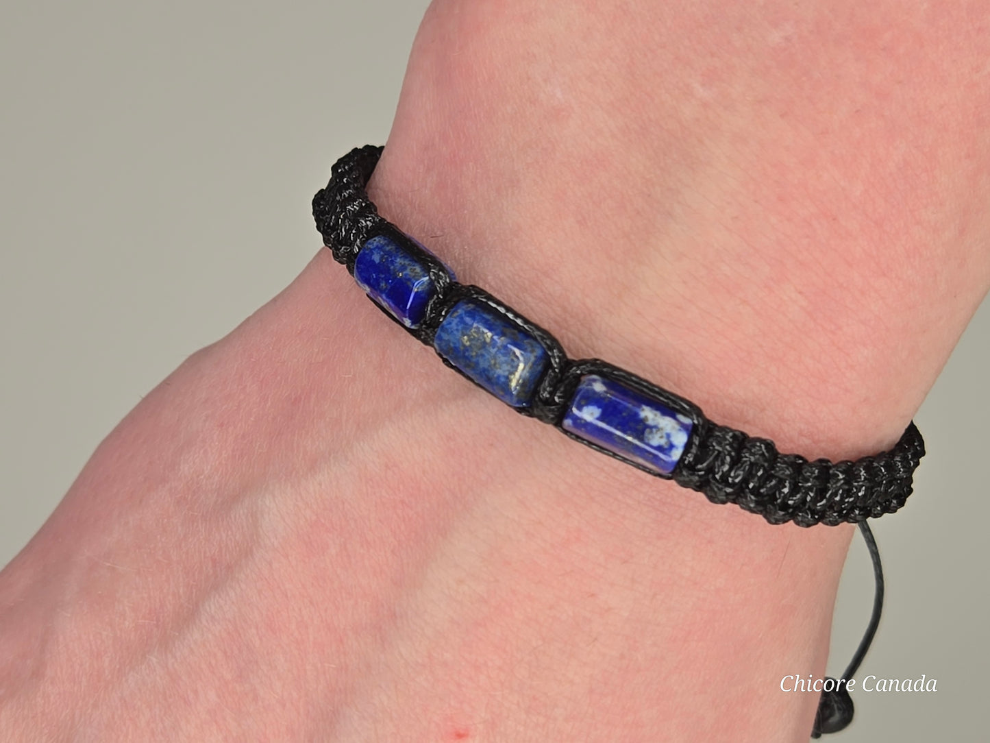 Lapis Lazuli Bracelet for Him - A Bold Expression of Wisdom & Strength