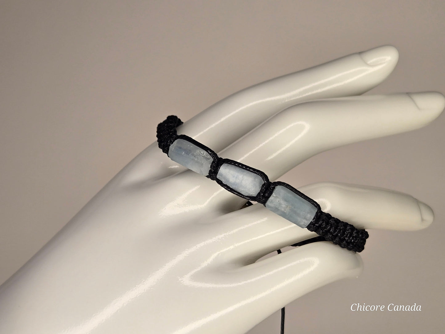 Aquamarine Bracelet for Him - Calm Confidence & Clarity in Every Stone
