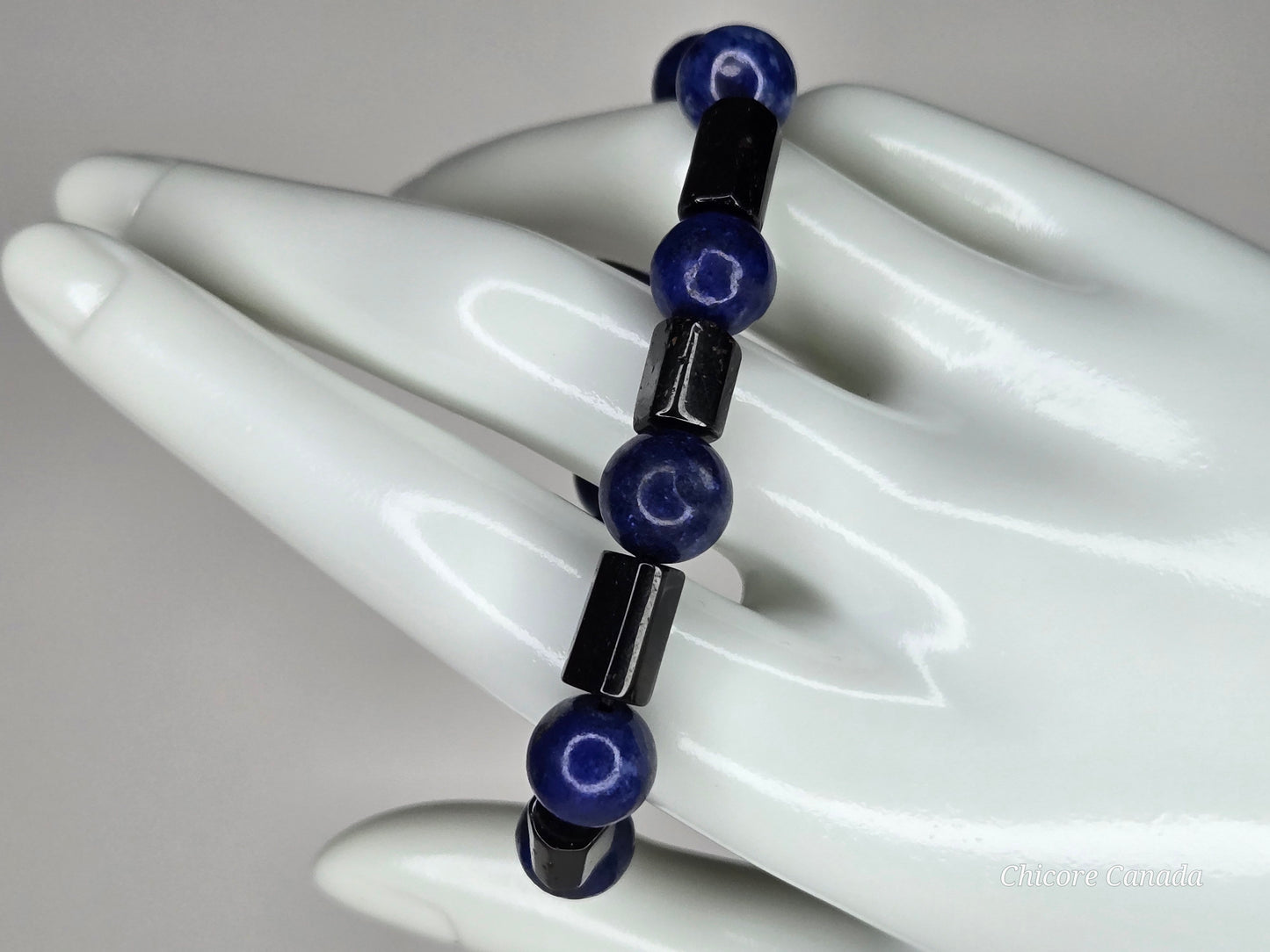 Clarity Meets Protection – Lapis & Tourmaline Energy Bracelet