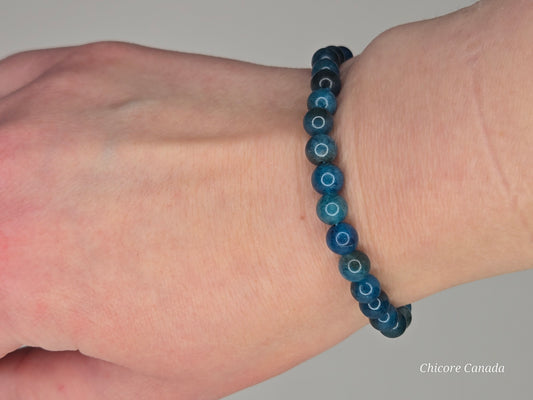 Blue Apatite Handmade Bracelet