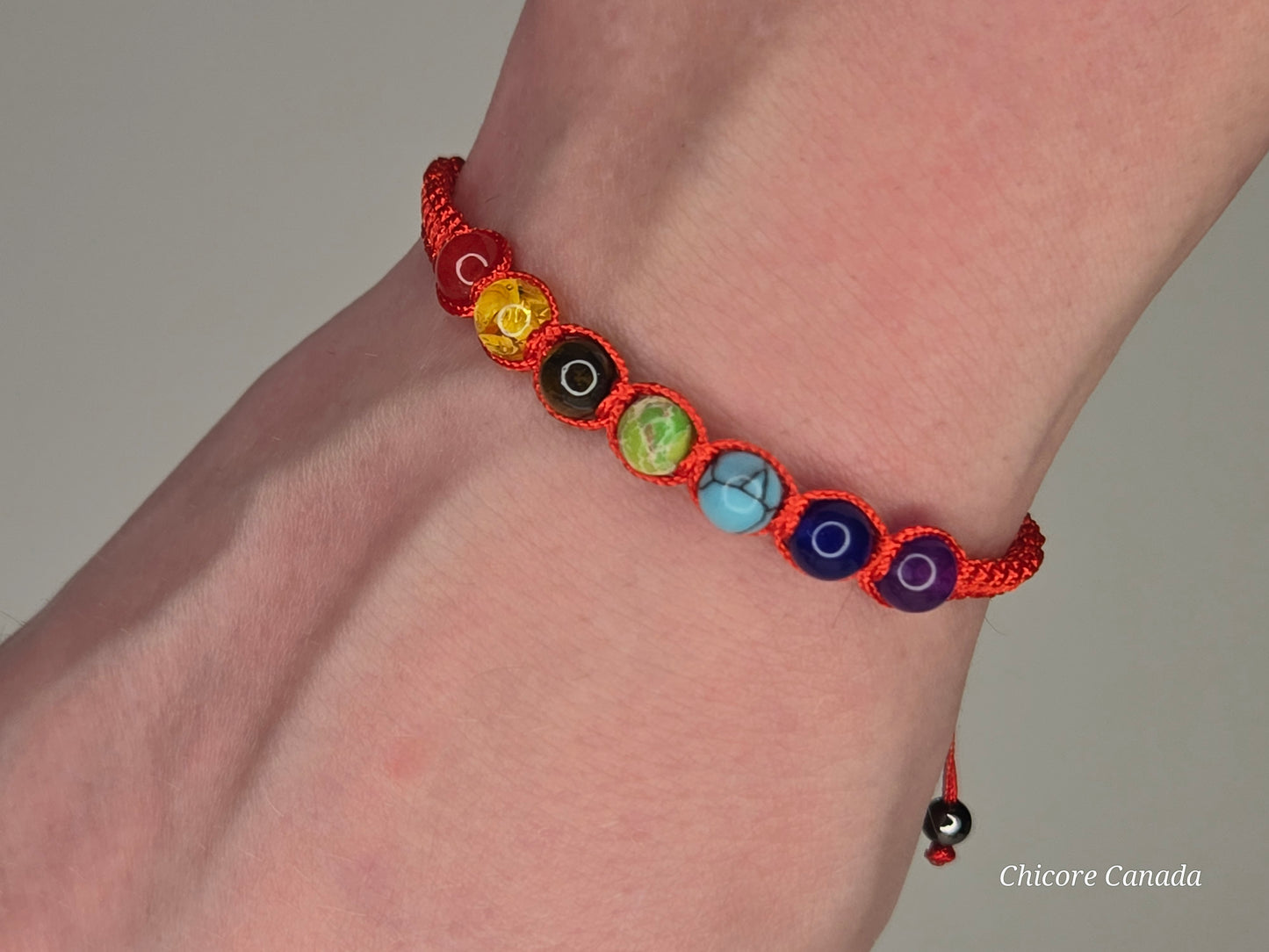 Color Your Spirit – 7 Chakra Stone Bracelet