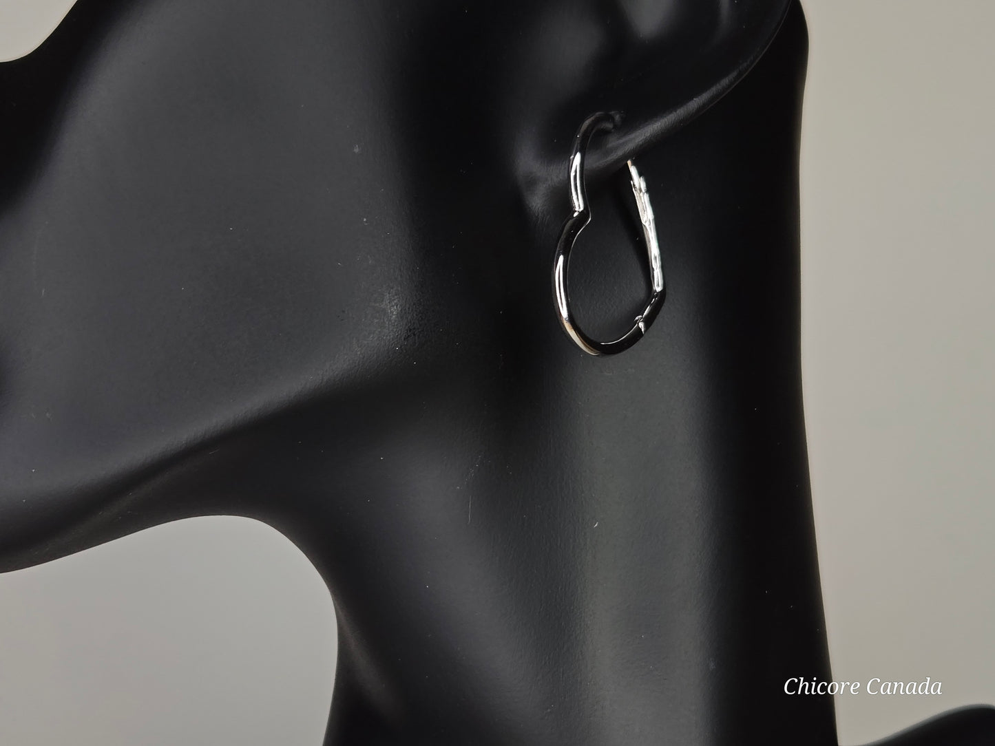 Chic Heart Hoop Earrings – Love in Every Curve