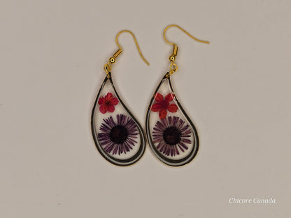 Handmade Luxurious Resin Drop Earrings: Timeless Elegance Redefined