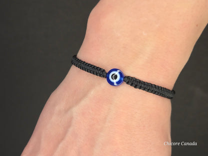 Elegant Evil Eye Adjustable Bracelet for Him & Her – A Sophisticated Symbol of Protection & Connection
