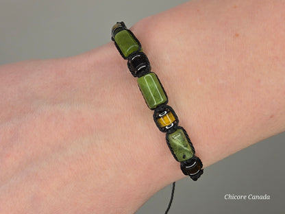 Harmony & Strength: Natural Jade and Tiger’s Eye Power Bracelet