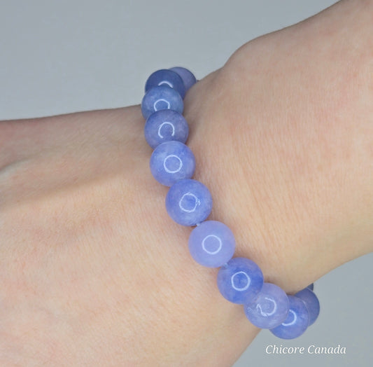 Ocean Calm – Natural Aquamarine Bracelet
