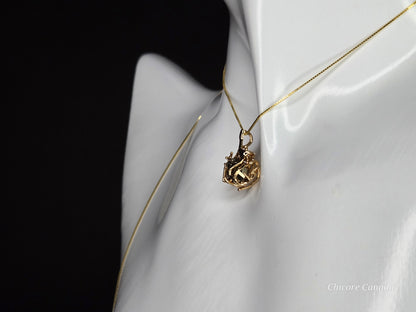 Bold & Brilliant: Raw Pyrite Crystal on 925 Silver Adjustable Necklace