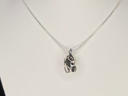 Handmade Delicate Labradorite Natural Stone Pendant Necklace