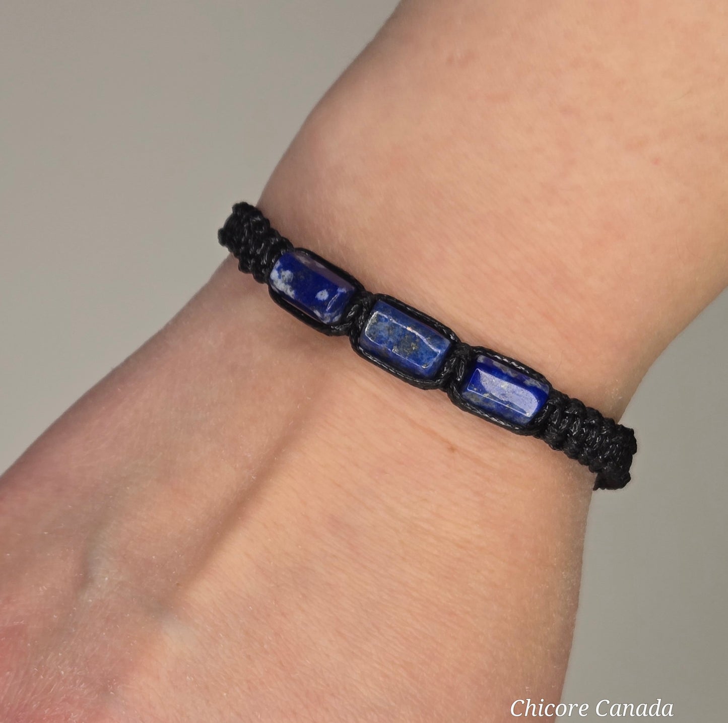 Lapis Lazuli Bracelet for Him - A Bold Expression of Wisdom & Strength