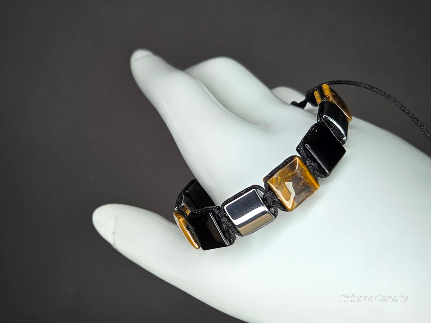 A Triple Power Protection Bracelet – Obsidian, Hematite & Tiger’s Eye Energy Shield
