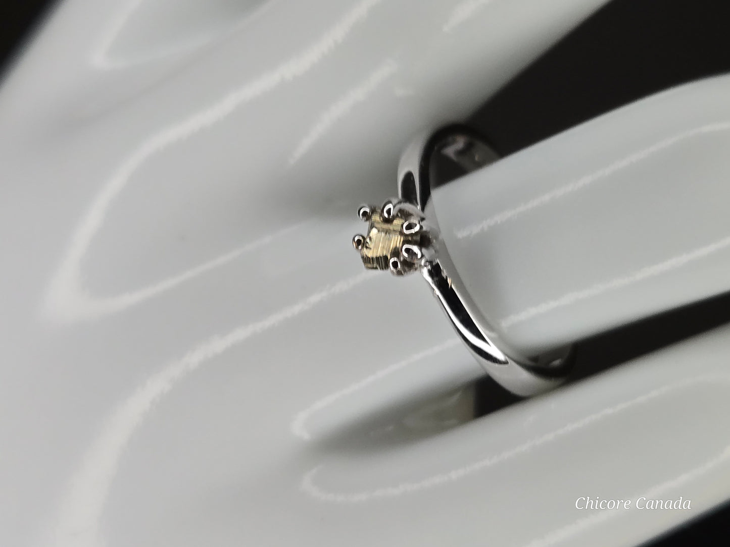 Elegant Touch – Dainty Handmade 925 Sterling Silver Adjustable Ring