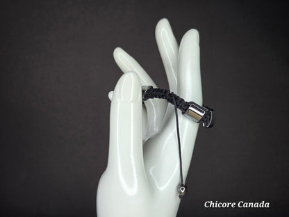 Adjustable Hematite Bracelet – Handmade Protection & Balance