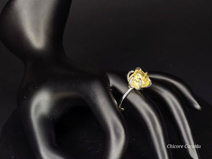 Citrine Adjustable Ring: Positive Energy and Elegance