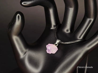 Collier délicat en améthyste
