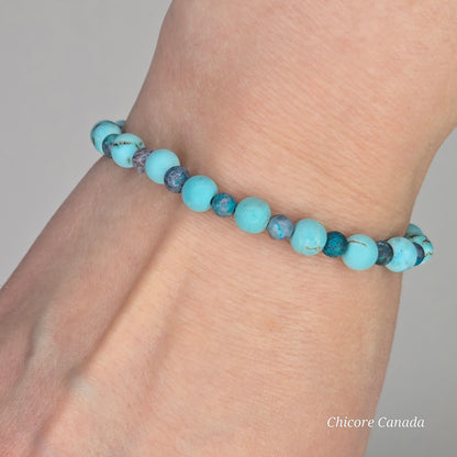 Artisan-Crafted Turquoise Bracelet – A Touch of Refined Earthly Luxury