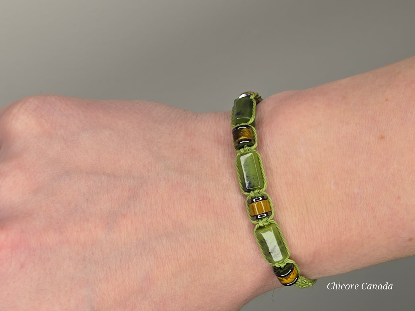 Balance & Bravery: Jade and Tiger’s Eye Healing Bracelet