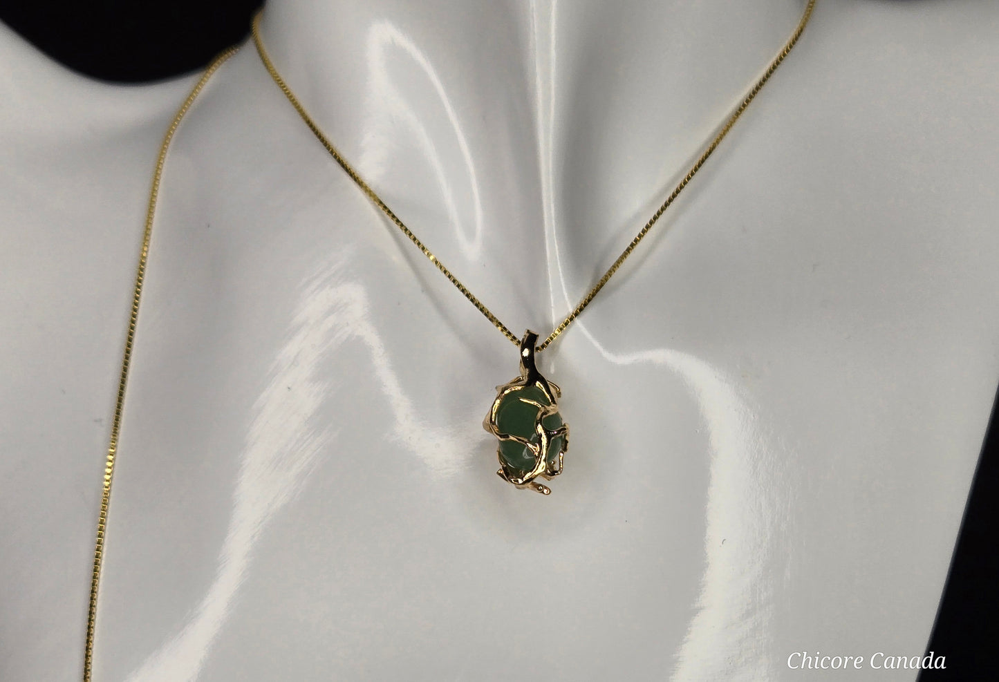 Exquisite Handmade Natural Jade Pendant Necklace with Adjustable Length