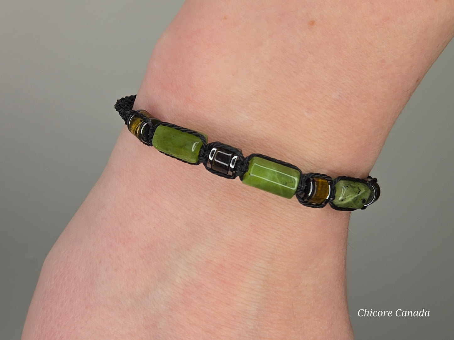 Harmony & Strength: Natural Jade and Tiger’s Eye Power Bracelet