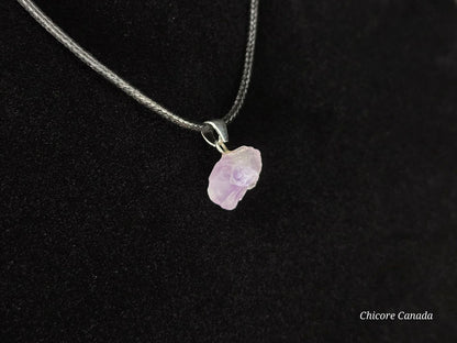 Collier délicat en améthyste