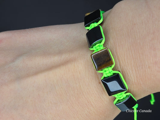 Triple Power Protection Bracelet – Obsidian, Hematite & Tiger’s Eye Energy Shield