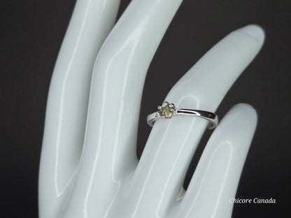 Elegant Touch – Dainty Handmade 925 Sterling Silver Adjustable Ring