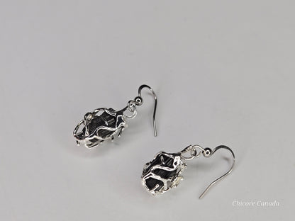Timeless Protection: Drop Earrings Featuring Black Tourmaline