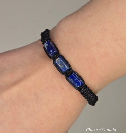 Lapis Lazuli Bracelet for Him - A Bold Expression of Wisdom & Strength
