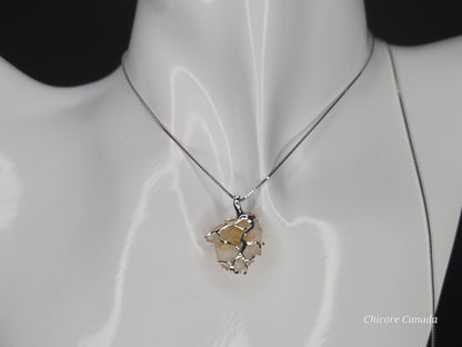 Brazilian Citrine with 925 Sterling Silver Adjustable Necklace
