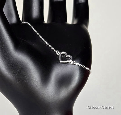 Sweet Heart – 925 Sterling Silver Charm Bracelet