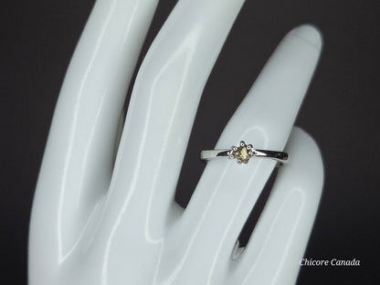 Elegant Touch – Dainty Handmade 925 Sterling Silver Adjustable Ring