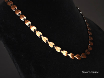 Adjustable Magnetic Necklace with 41 Magnets - Sleek Unisex Design