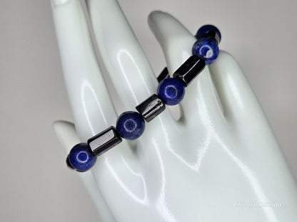 Clarity Meets Protection – Lapis & Tourmaline Energy Bracelet