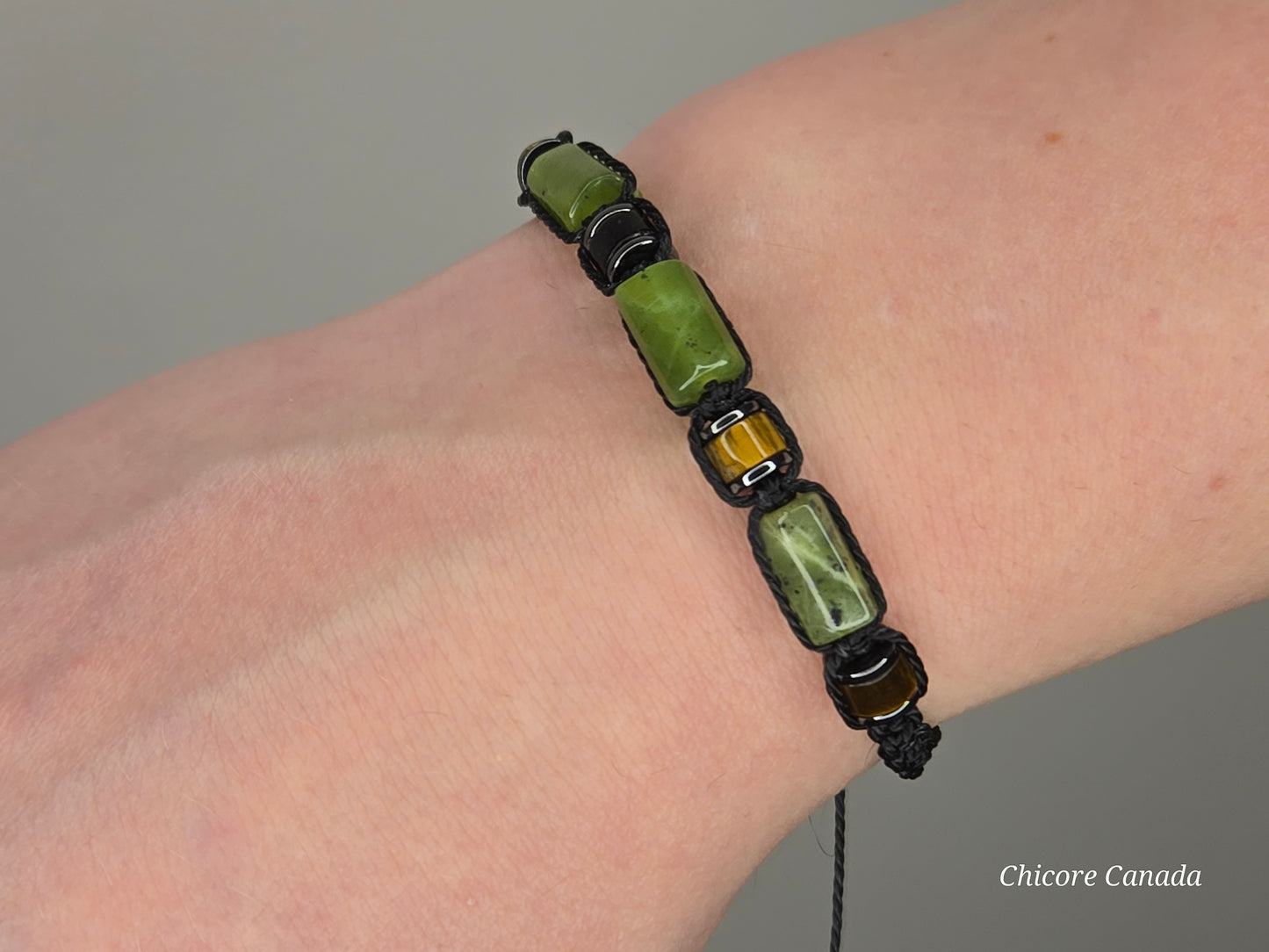 Harmony & Strength: Natural Jade and Tiger’s Eye Power Bracelet