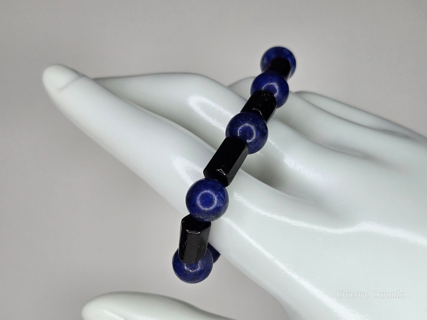 Clarity Meets Protection – Lapis & Tourmaline Energy Bracelet